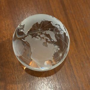 New Oleg Cassini’s Home Collection 3” Round Glass Globe